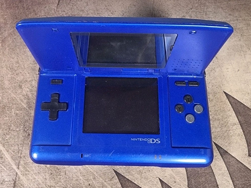 Nintendo DS Original NTR-001 Cobalt Blue Handheld Console System Tested – READ
