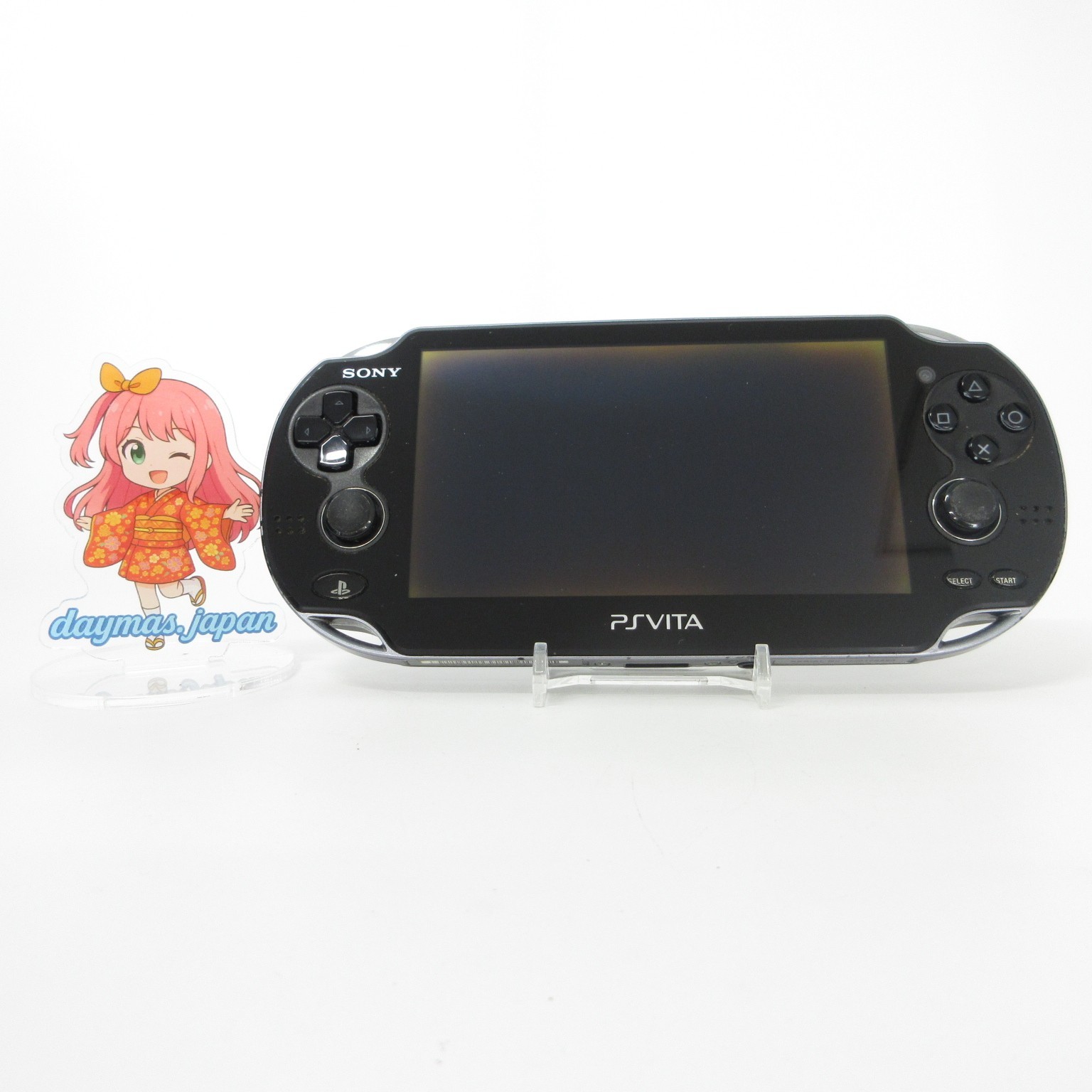 【Excellent】Sony PS Vita PCH-1000 Crystal Black Wi-Fi Model Console only #RET0504
