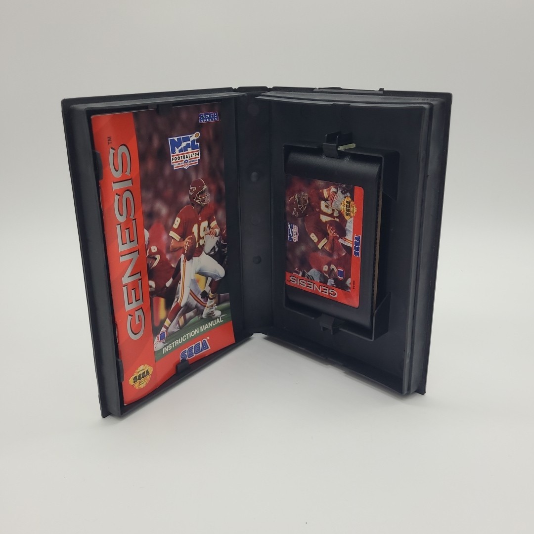 Sega Genesis Sega Sports System NFL Football 94 Console Complete Missing Cushion