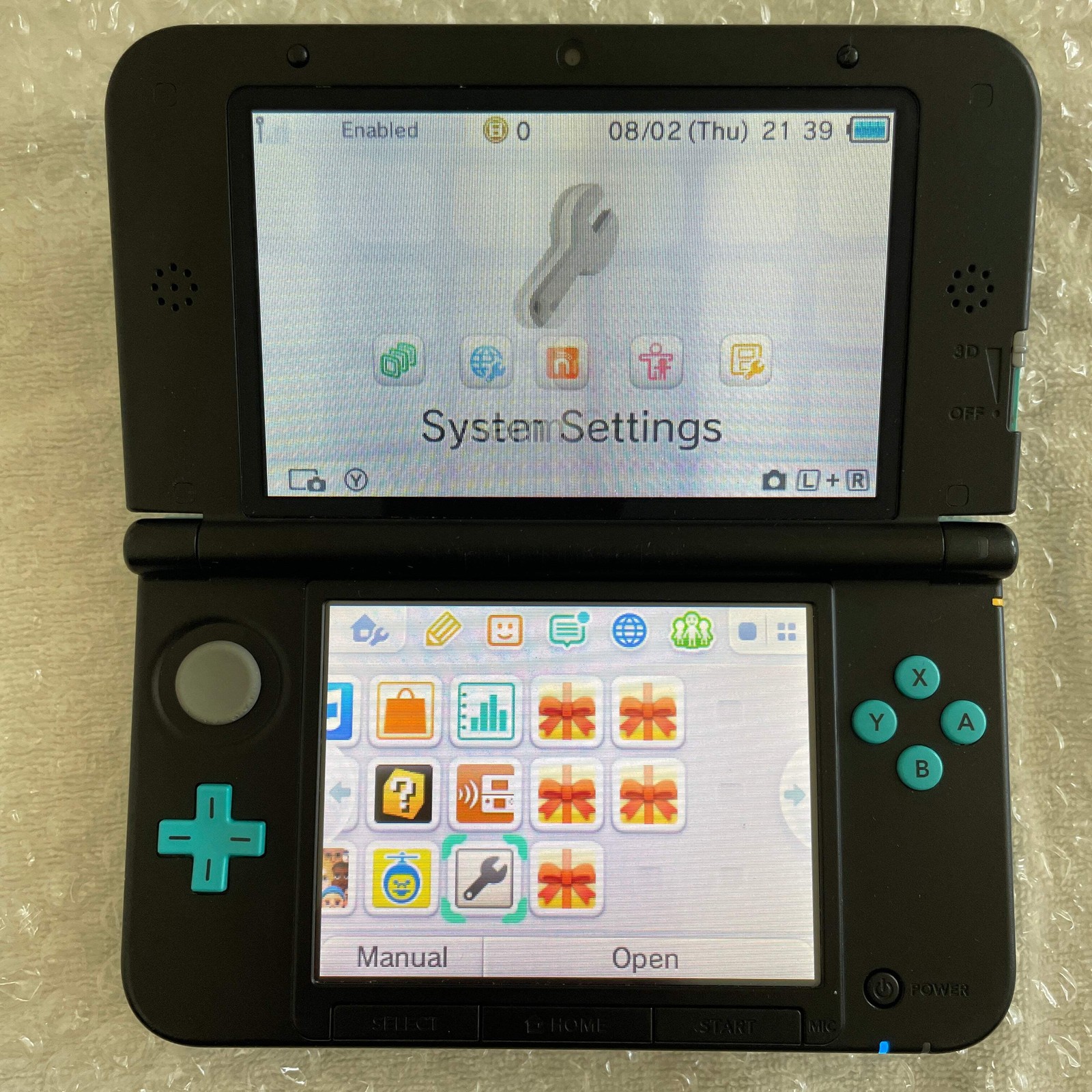 Nintendo 3DS / 3DS LL XL Region Free Console Stylus English Setting US FAST SHIP