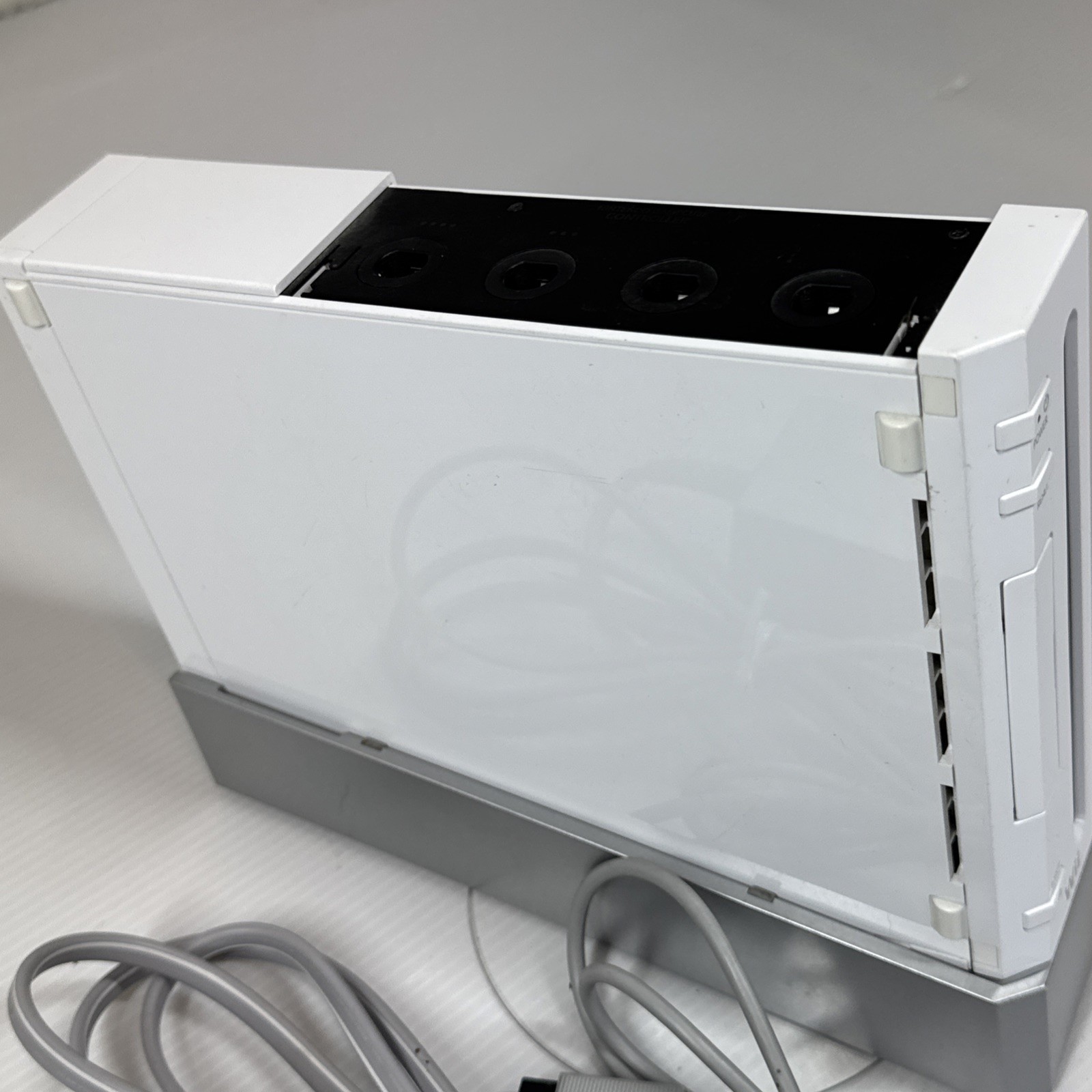 Nintendo Wii RVL-001 White Console & Power Brick ONLY Tested/Working!!!