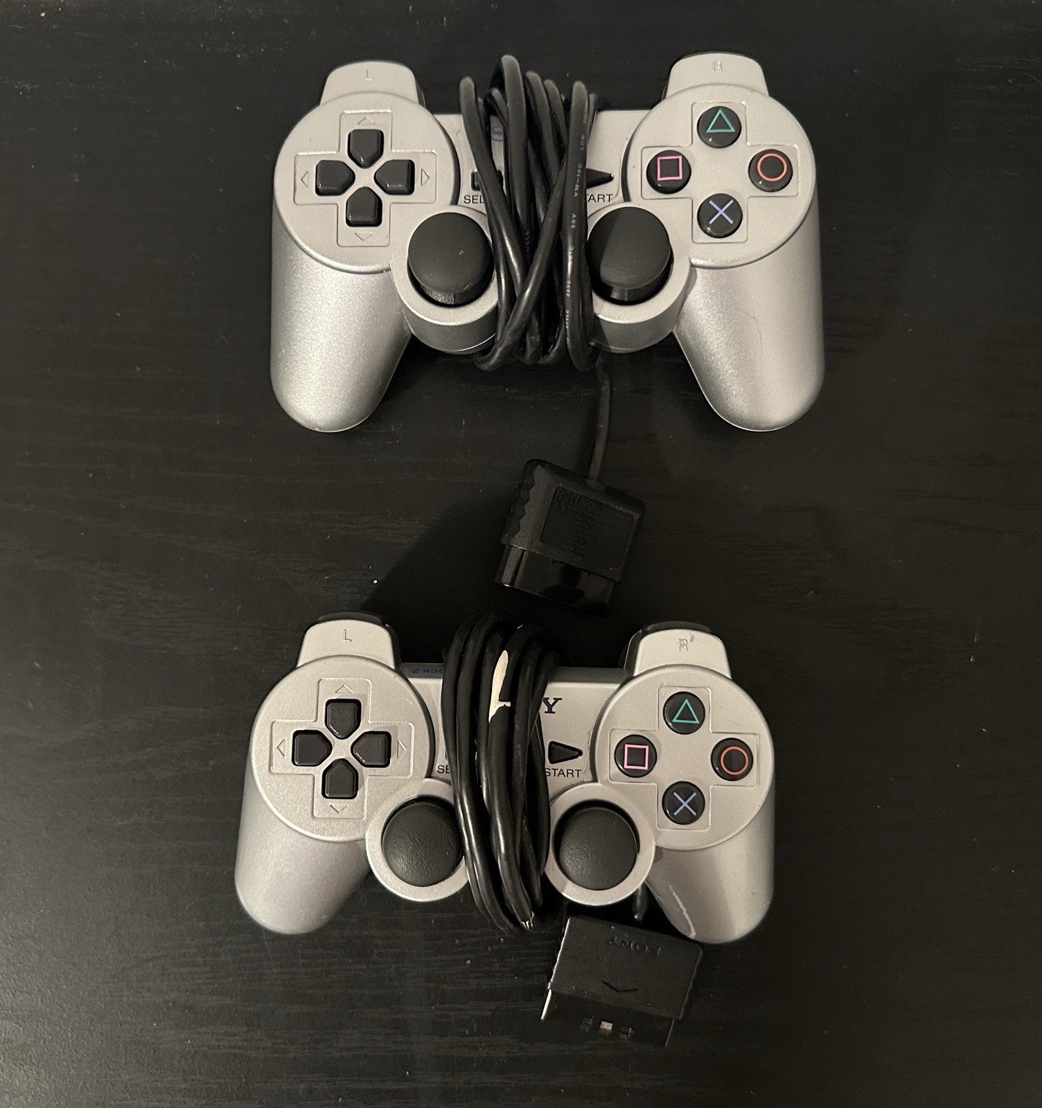 Sony PlayStation 2 Slim Bundle W/Games, 2 Controllers, & PS2 to HDMI Adapter