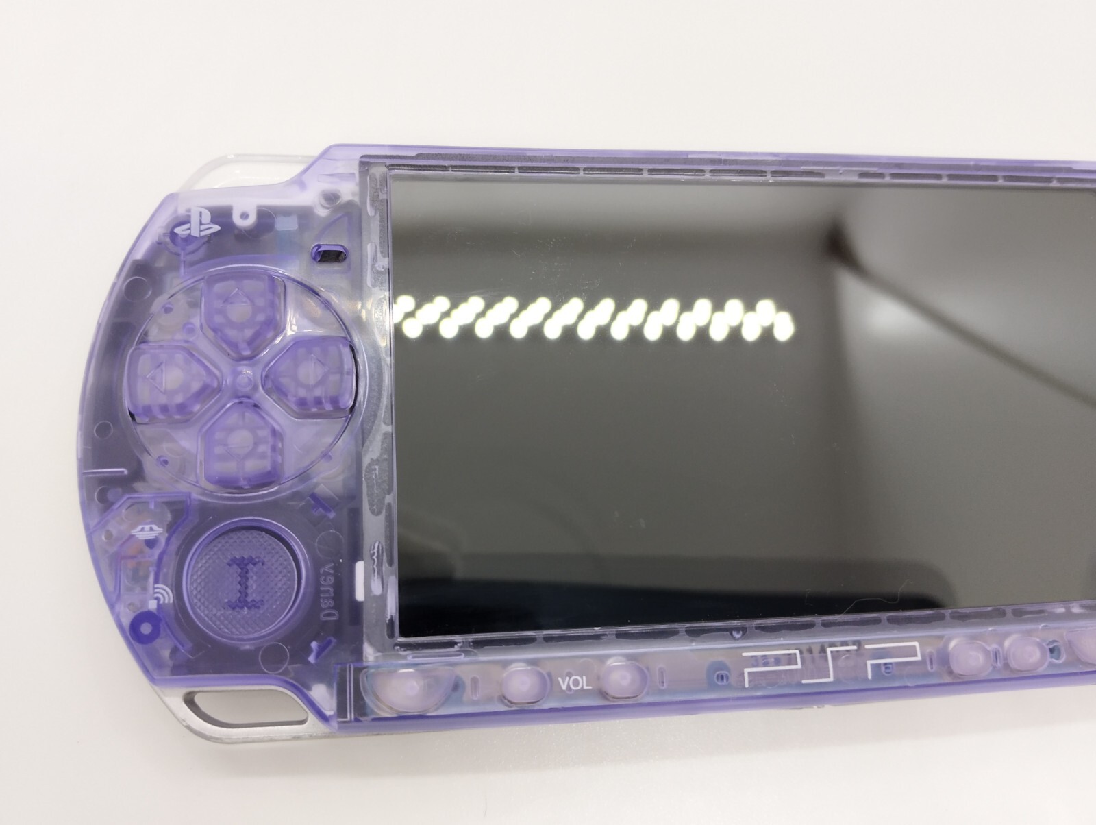 Sony PSP 2000 System w/ Charger Clear Purple color Region Free Import Custom