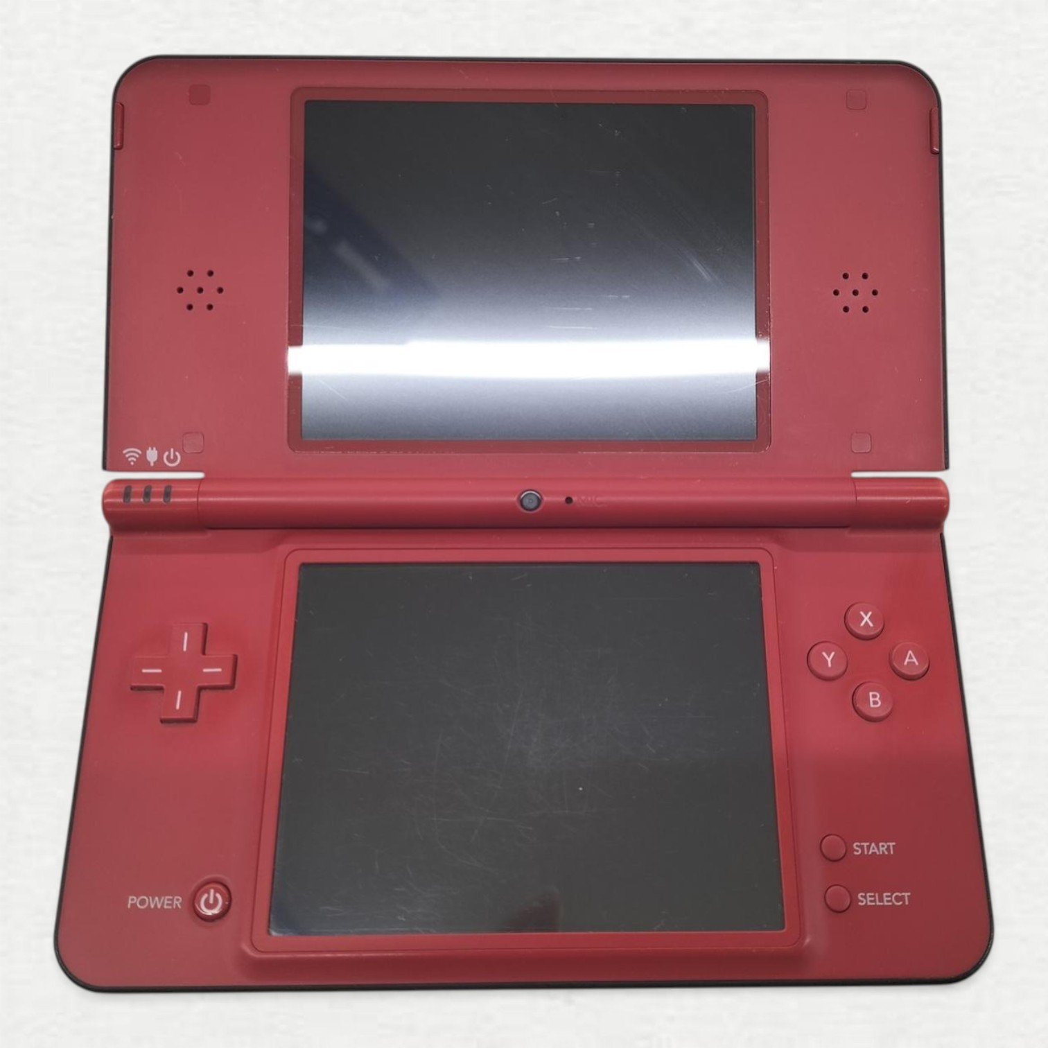 Nintendo DSi LL Console Handheld System Wi-Fi Capability Headphone Jack Wine Red