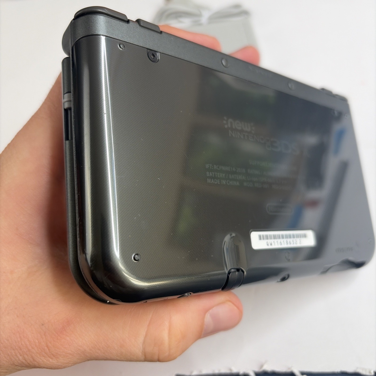 Clean! New Nintendo 3DS XL Gray Black Console Charger Stylus US Version