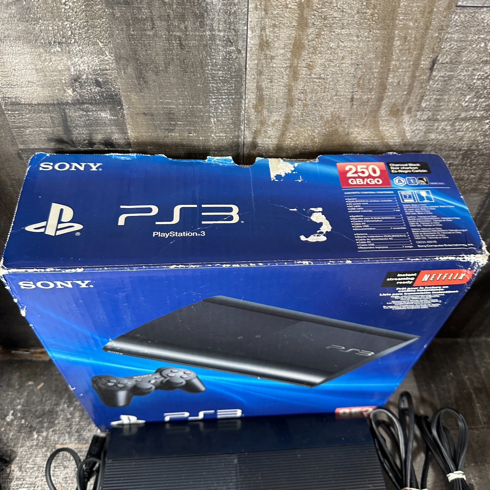 Sony PlayStation 3 Super Slim CECH-4001B Gaming Console – Black