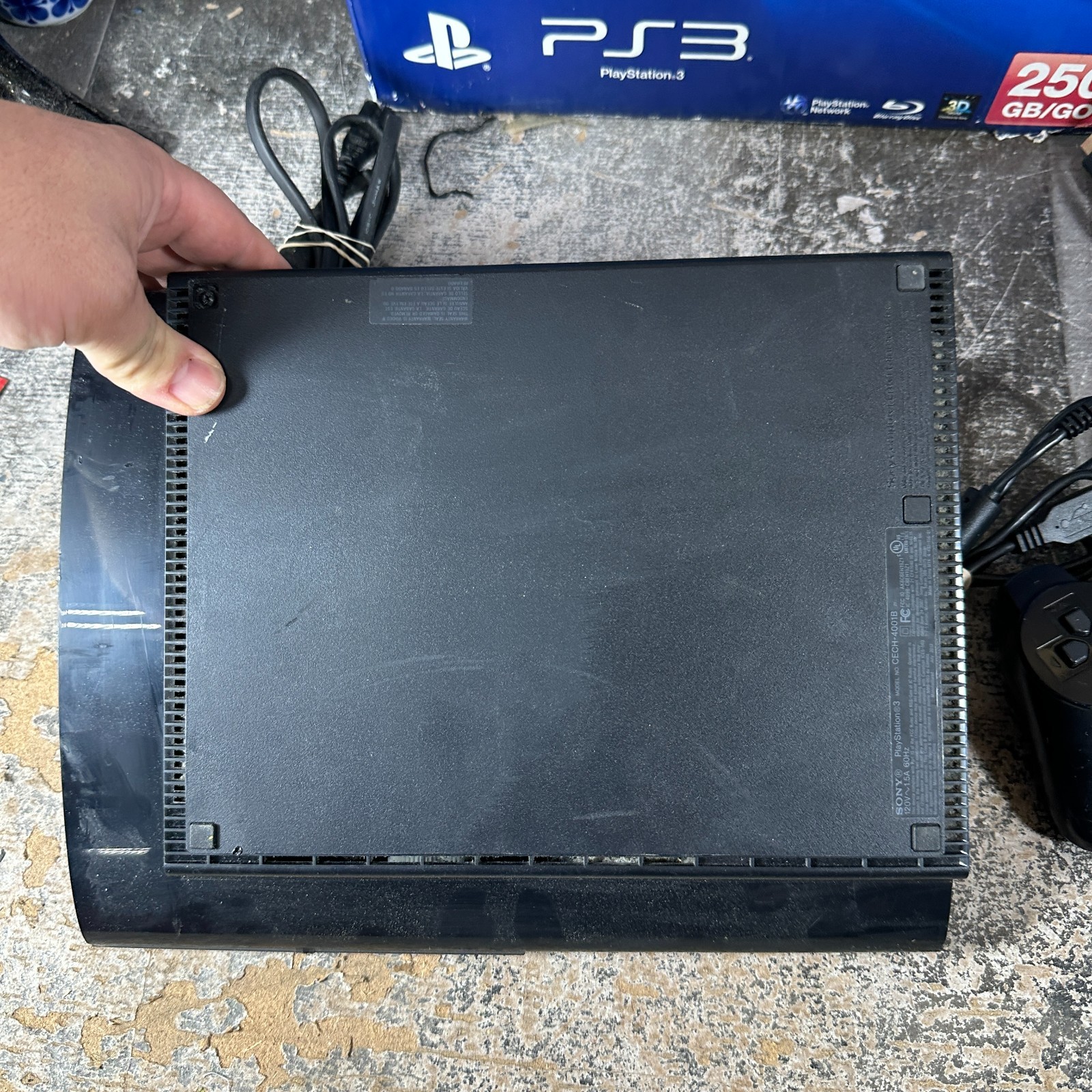 Sony PlayStation 3 Super Slim CECH-4001B Gaming Console – Black