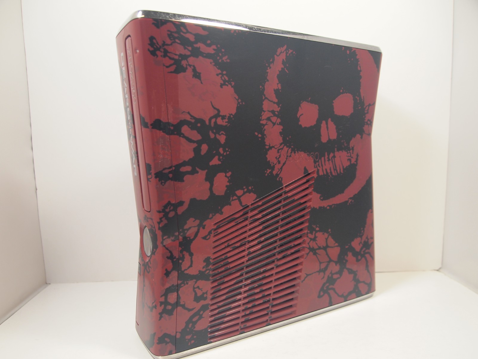 Gears of War 3 Limited Edition Xbox 360 Slim Console Only For Parts Or Repair