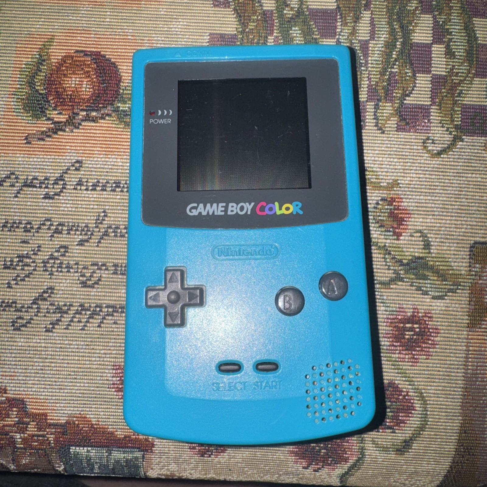 Nintendo Game Boy Color Teal Handheld System Made in Japan