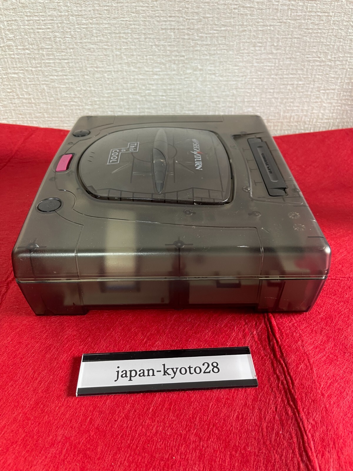 SEGA HST-3220 Saturn SS This Is Cool Console Clear Skeleton – Black Japan