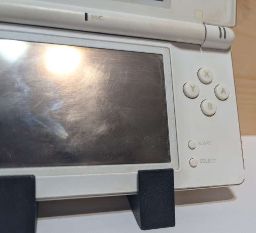 Nintendo DS Lite White Handheld USG-001 W/Charger *Tested* Dead Left Speaker