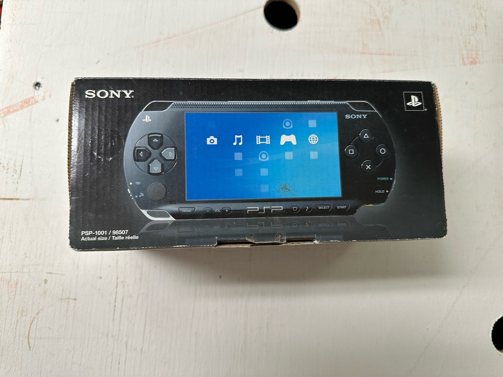 Sony Playstation PSP-2001 Game Console Bundle Repack – Battery Untested, READ