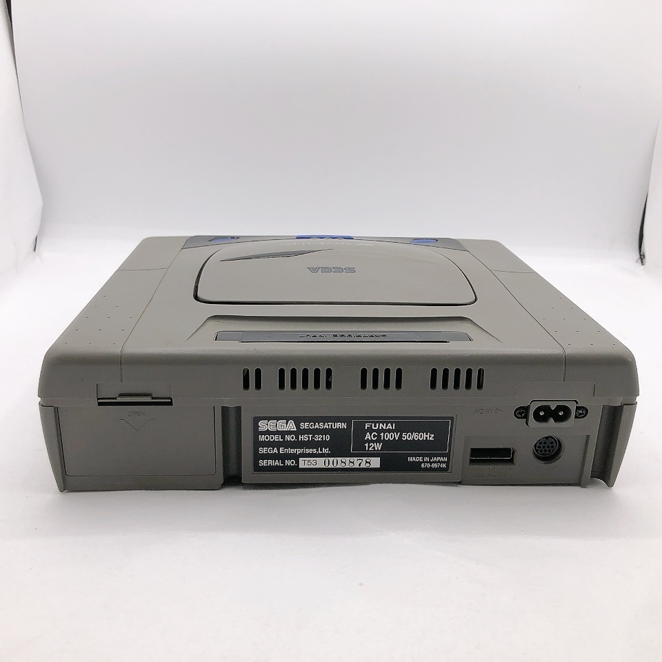 Sega Saturn Console System HST-3210 Gray Japan NTSC-J Japanese Tested