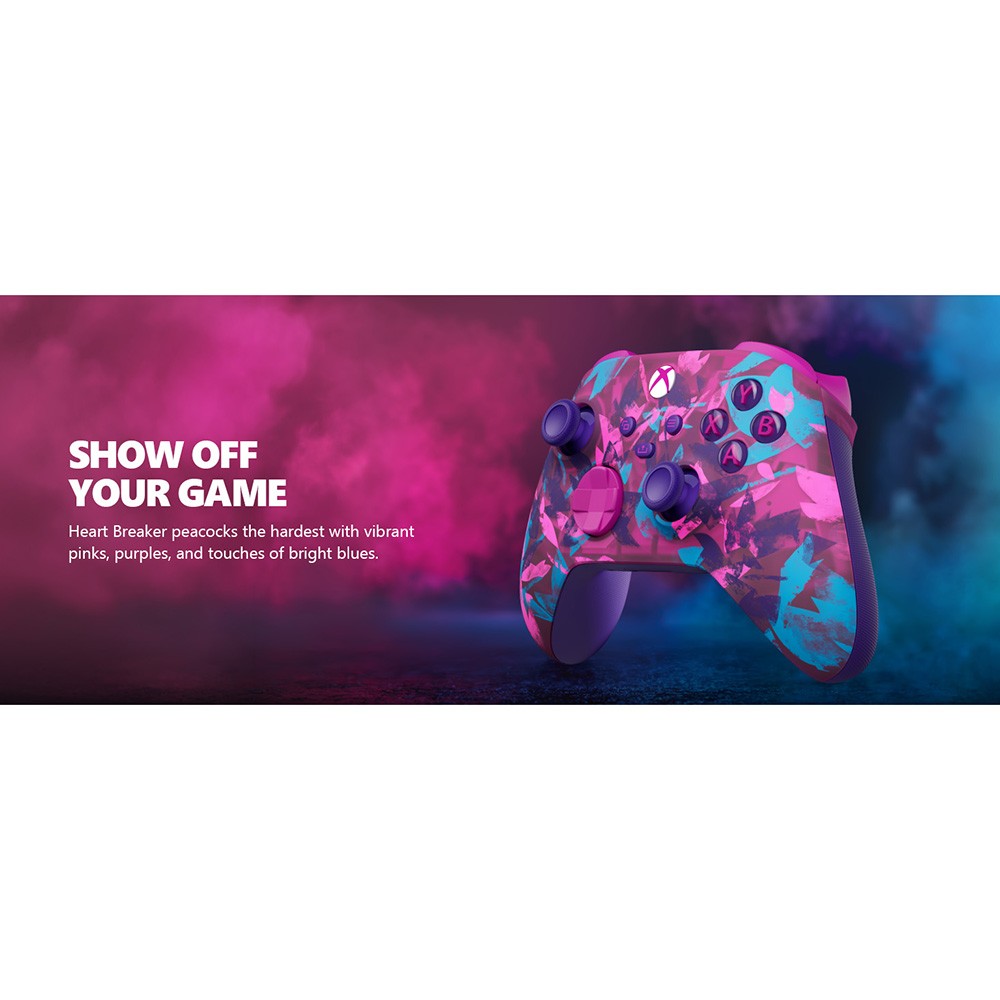 Microsoft Xbox Wireless Gaming Controller, Heart Breaker Special Edition