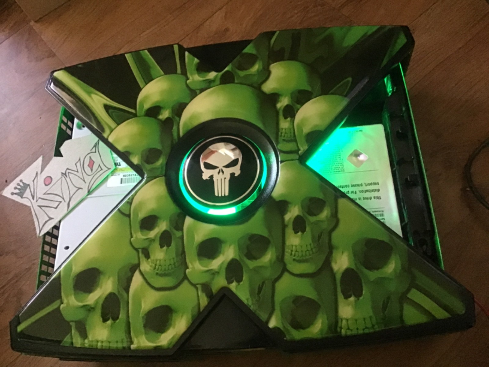 ⚜🧿 Special KING Edition Original Xbox Console case✨ the Scary Skulls case✨ ✨ 1