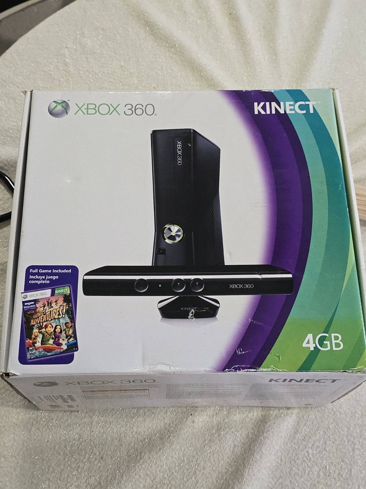 Microsoft Xbox 360 S Gaming Console and Kinect – Black