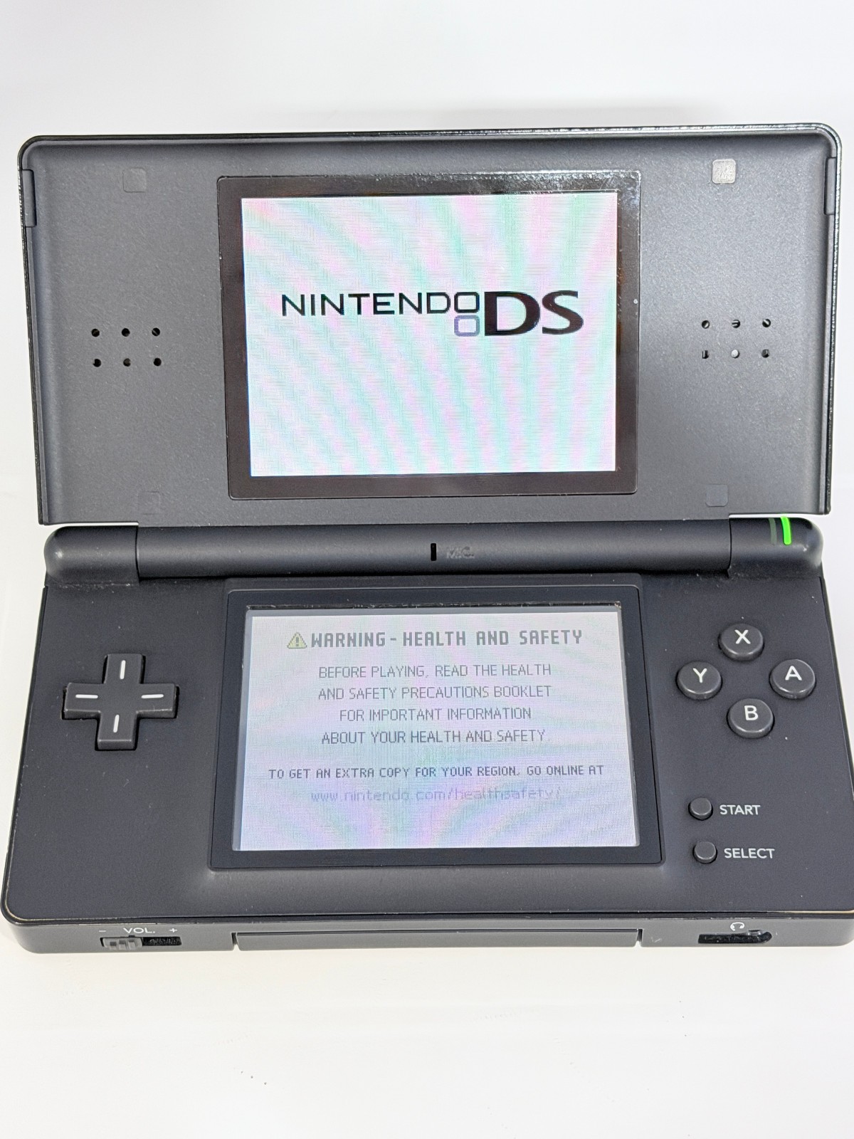 Nintendo DS Lite Handheld System- Onyx Black Gloss in Box USG-001 TESTED & WORKS