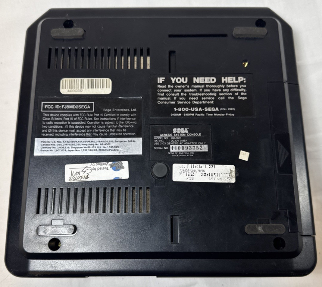 Sega Genesis Model 2 VA 1 MK-1631 (Console Only) – Tesed Working