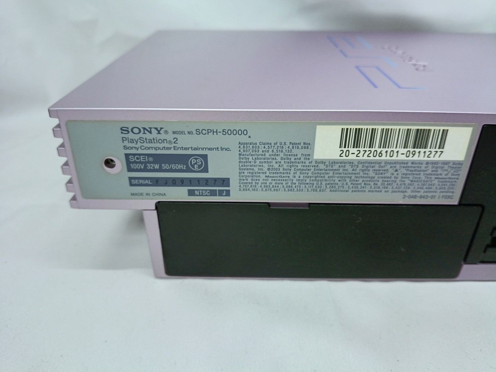 PS2 Sakura Pink Console Controller set Playstation2 NTSC-J Japan Tested