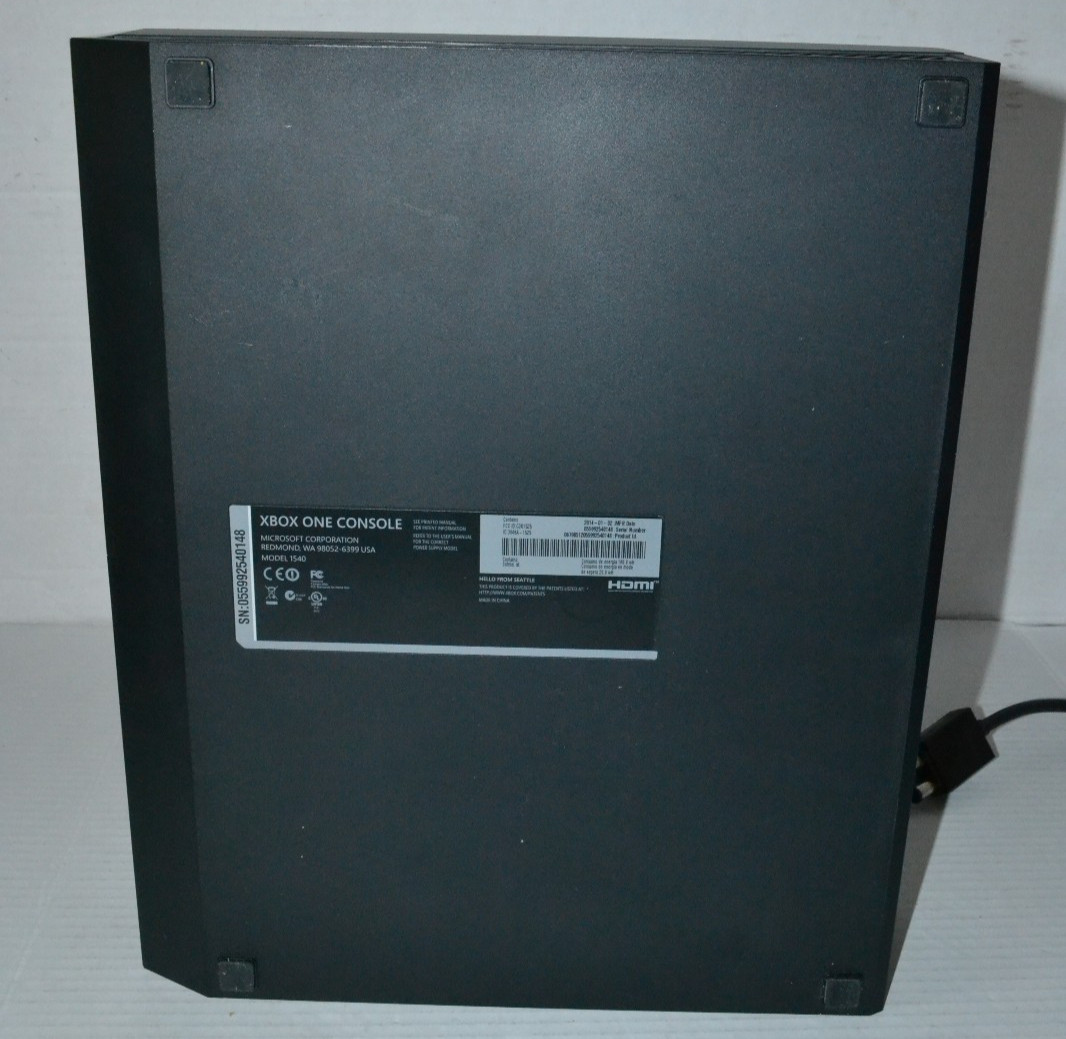 Microsoft Xbox One 500GB Console – Black (1540) Power Cord & Original Box Tested