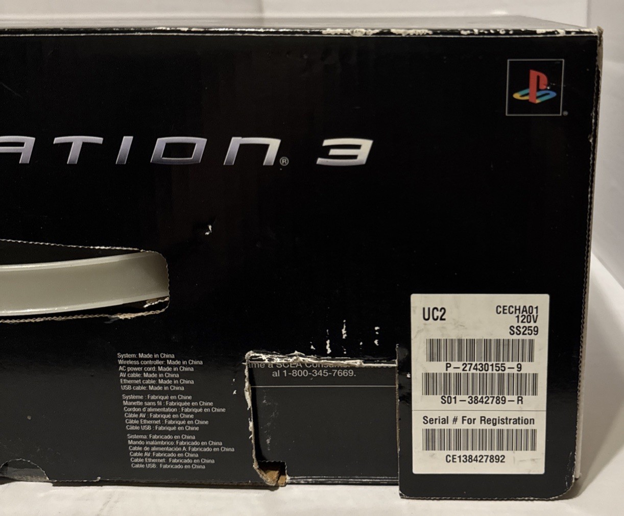 Sony PS3 CECHA01 Console 100% Complete CIB w OEM Box Serviced Very Clean Read 👀