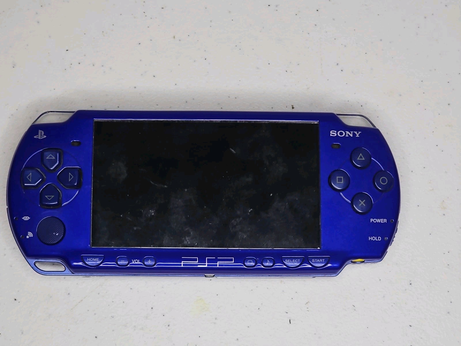 PSP-2001 Blue Playstation Portable Console FOR PARTS