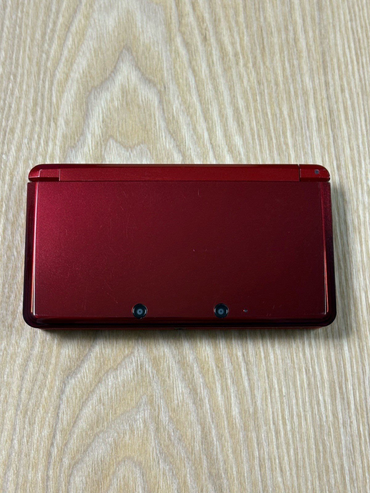 Nintendo 3DS Flame Red Console Tested Working Japan