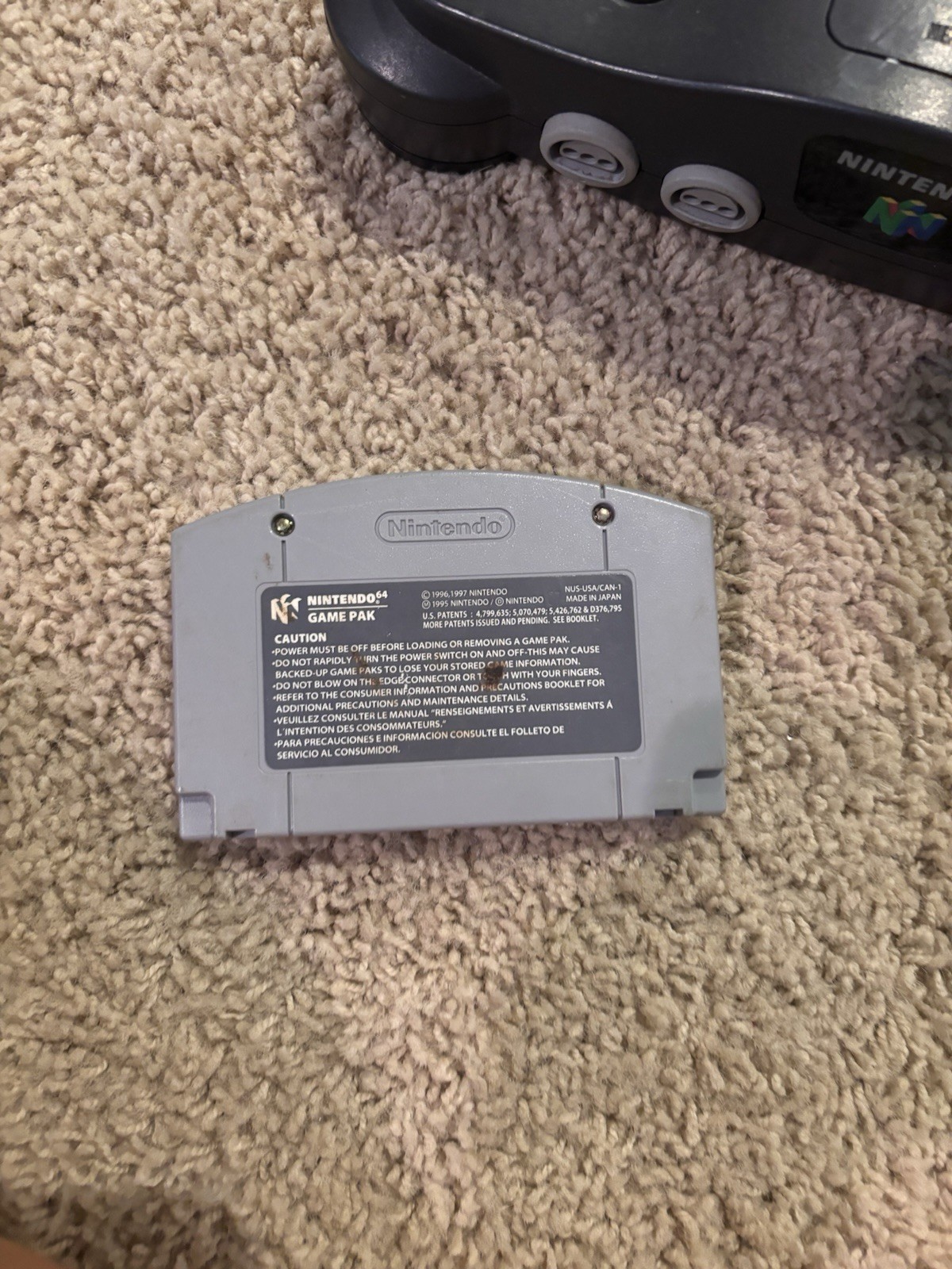Nintendo 64 Video Game Console