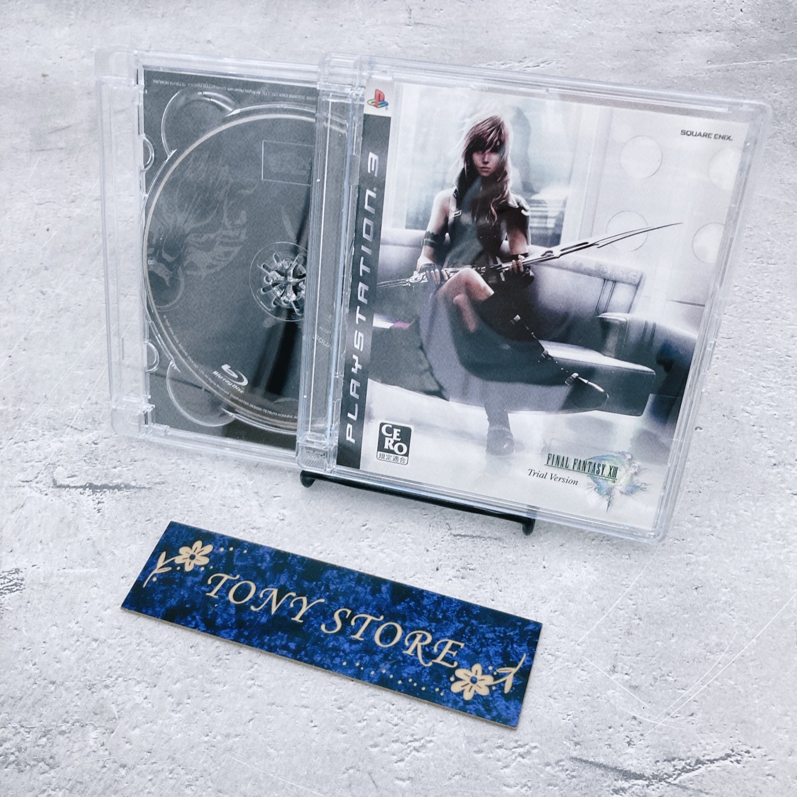 PS3 Playstation 3 Final Fantasy VII Advent Children Cloud Black XIII Trial Set