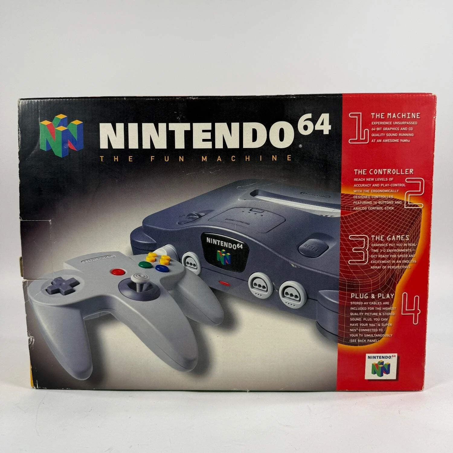 Nintendo 64 N64 Video Game Console NUS-001 Gray