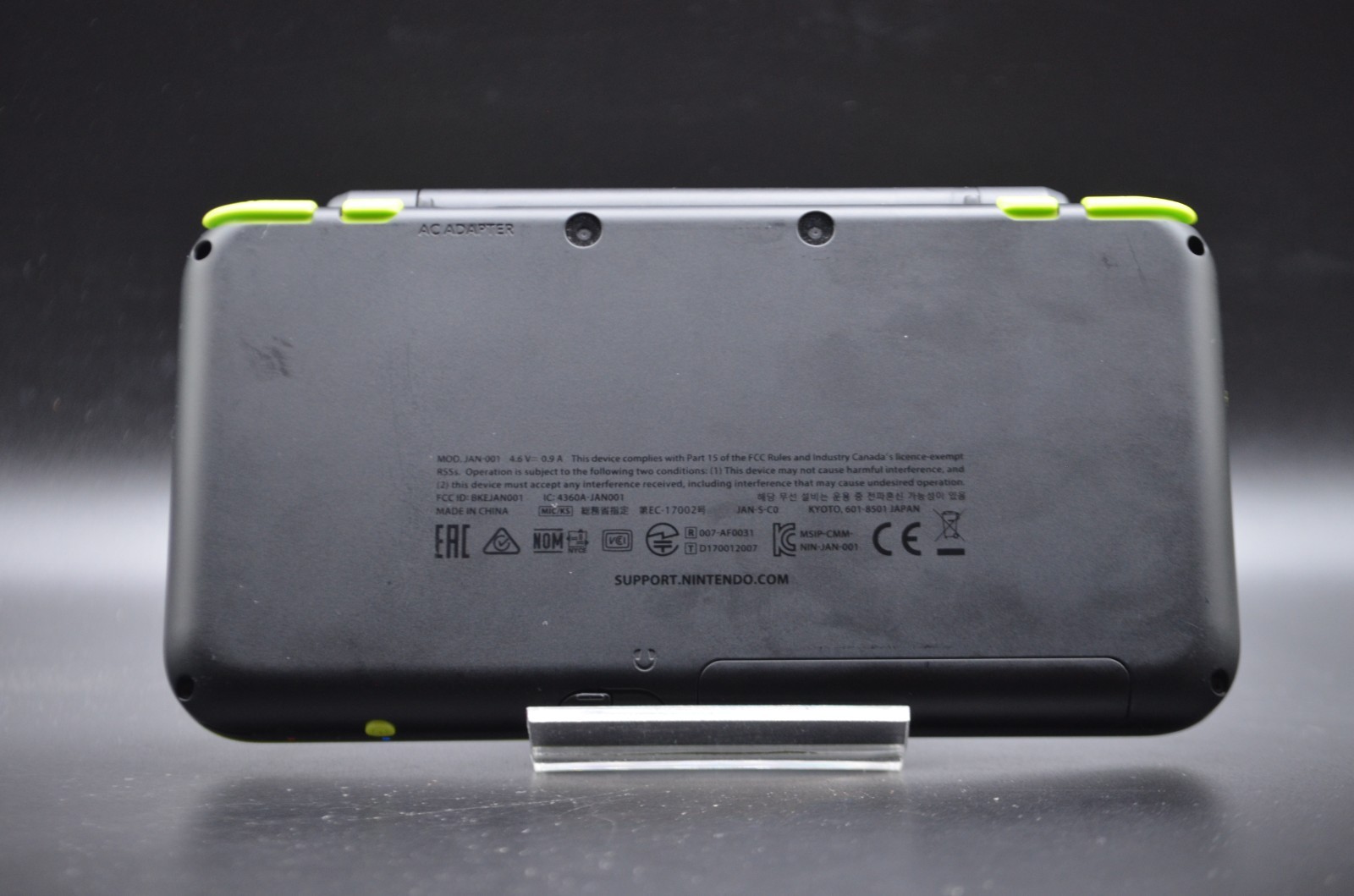 [REGION FREE] NEW Nintendo 2DS LL XL lime black Console Tested 013