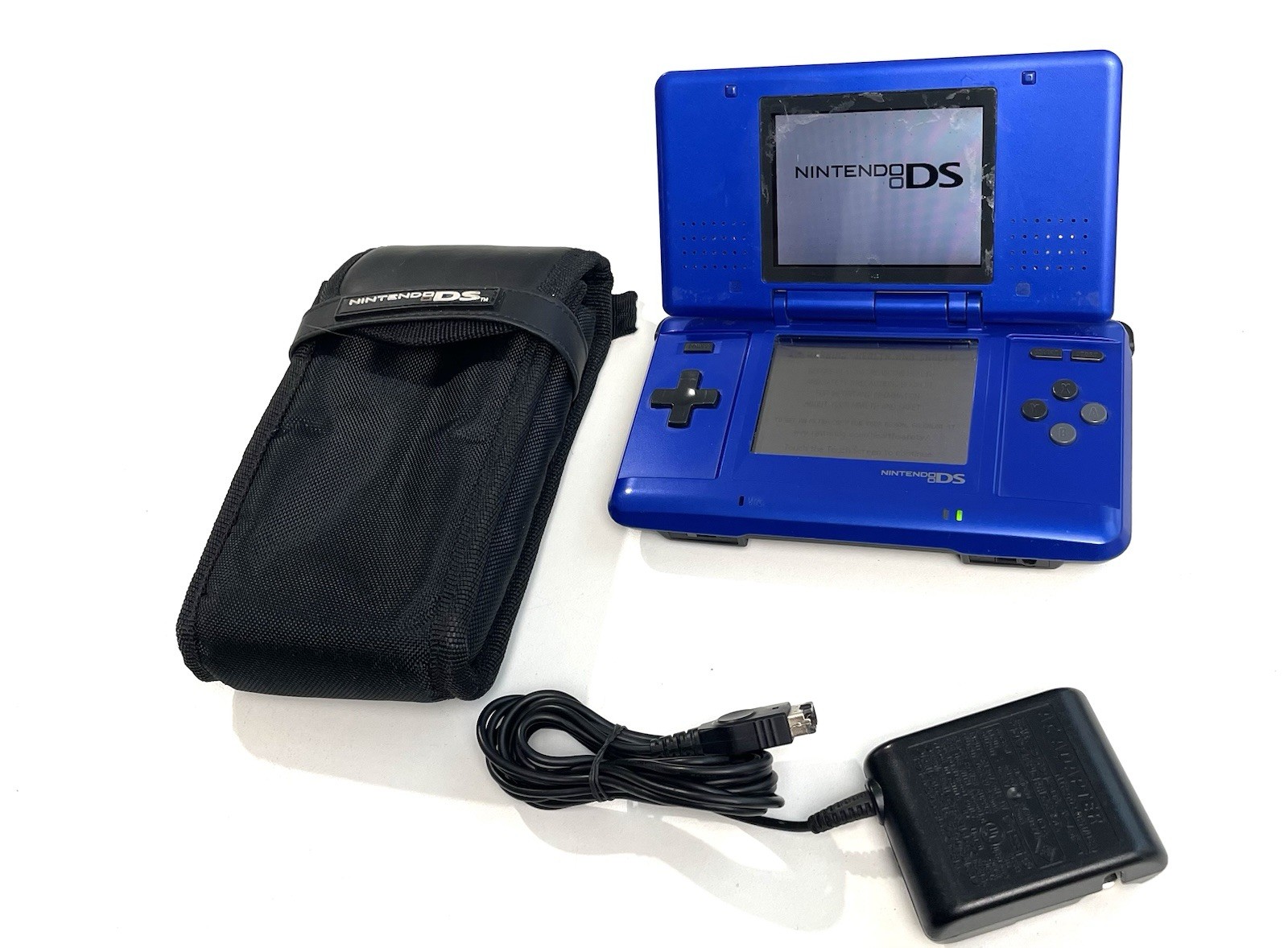 Nintendo DS Original NTR-001 Console w/ Soft Case & Charger *READ DESCRIPTION*