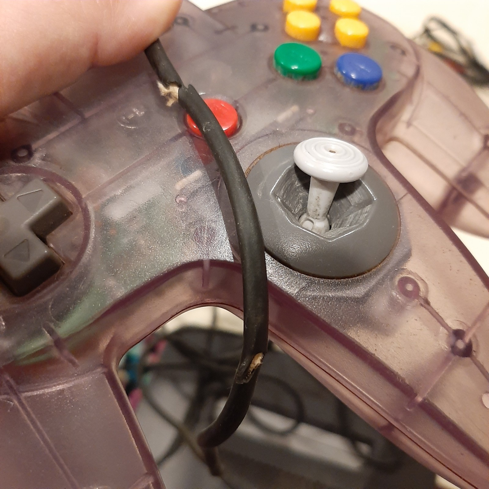 Nintendo 64 Console And 2 Conrollers ONLY – NUS-001 (USA) – Charcoal Tested