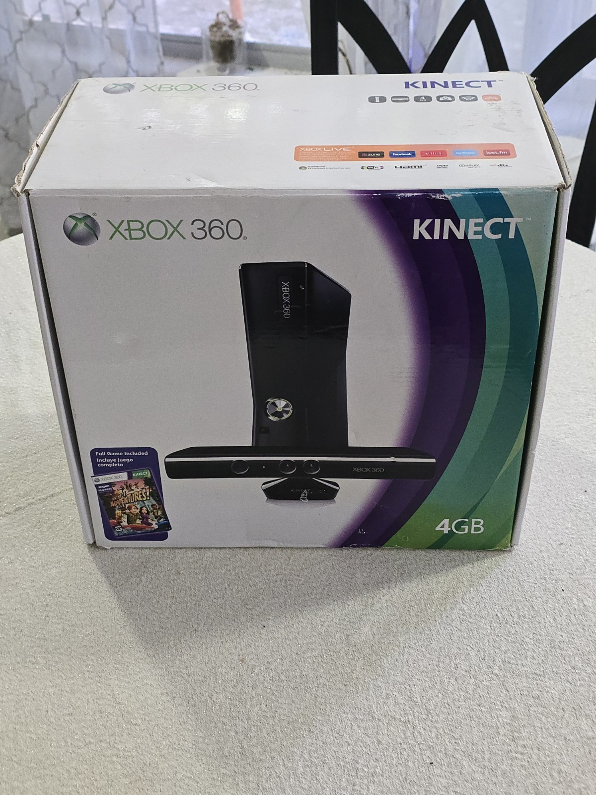 Microsoft Xbox 360 S Gaming Console and Kinect – Black