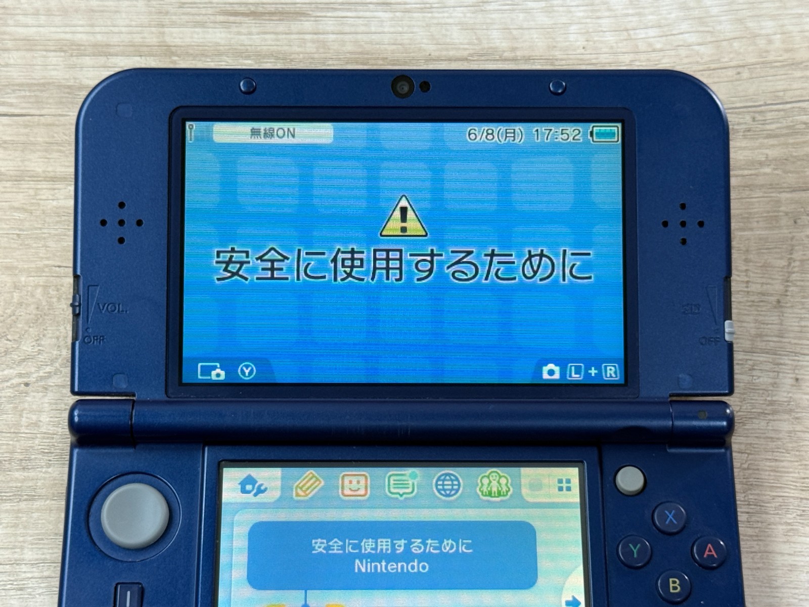 IPS Nintendo New 3DS XL Metallic Blue Console IPS Top Tested D6125