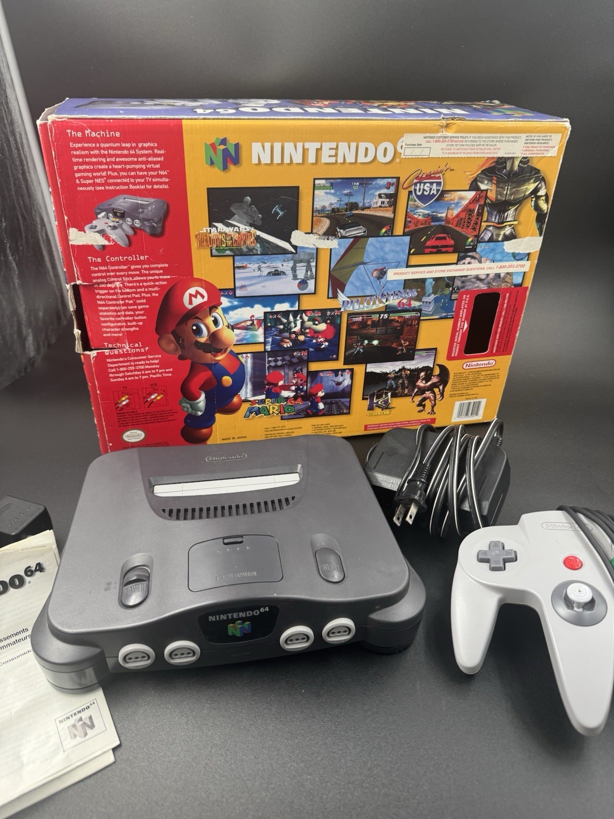 Launch Nintendo 64 Console CIB!
