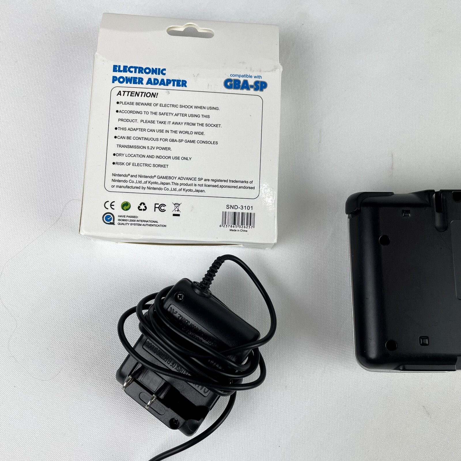 Nintendo DS Original NTR-001 Console Titanium NDS468 & Charger – Tested Works
