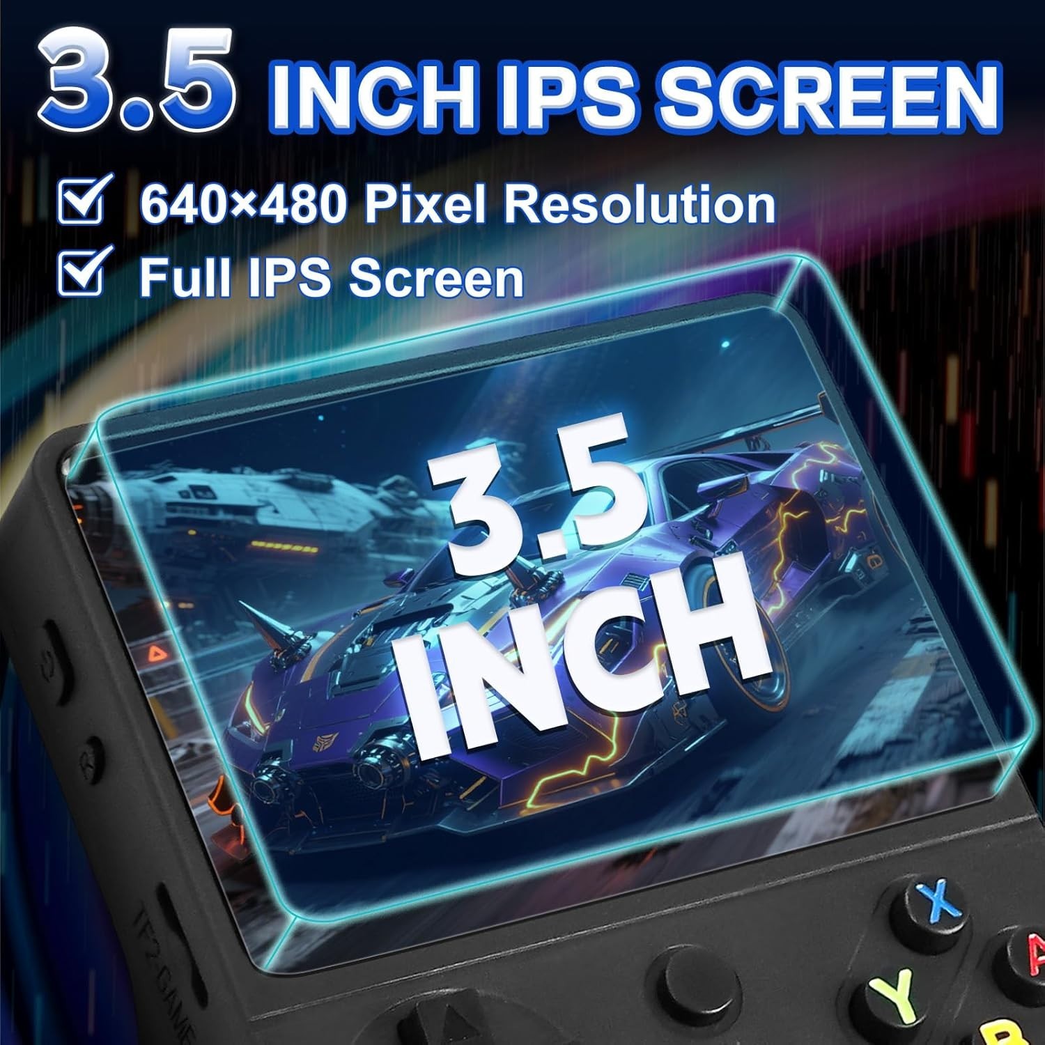 Stylish RG36PRO Handheld Console: 64G Storage, Ergonomic Design, Portable Fun