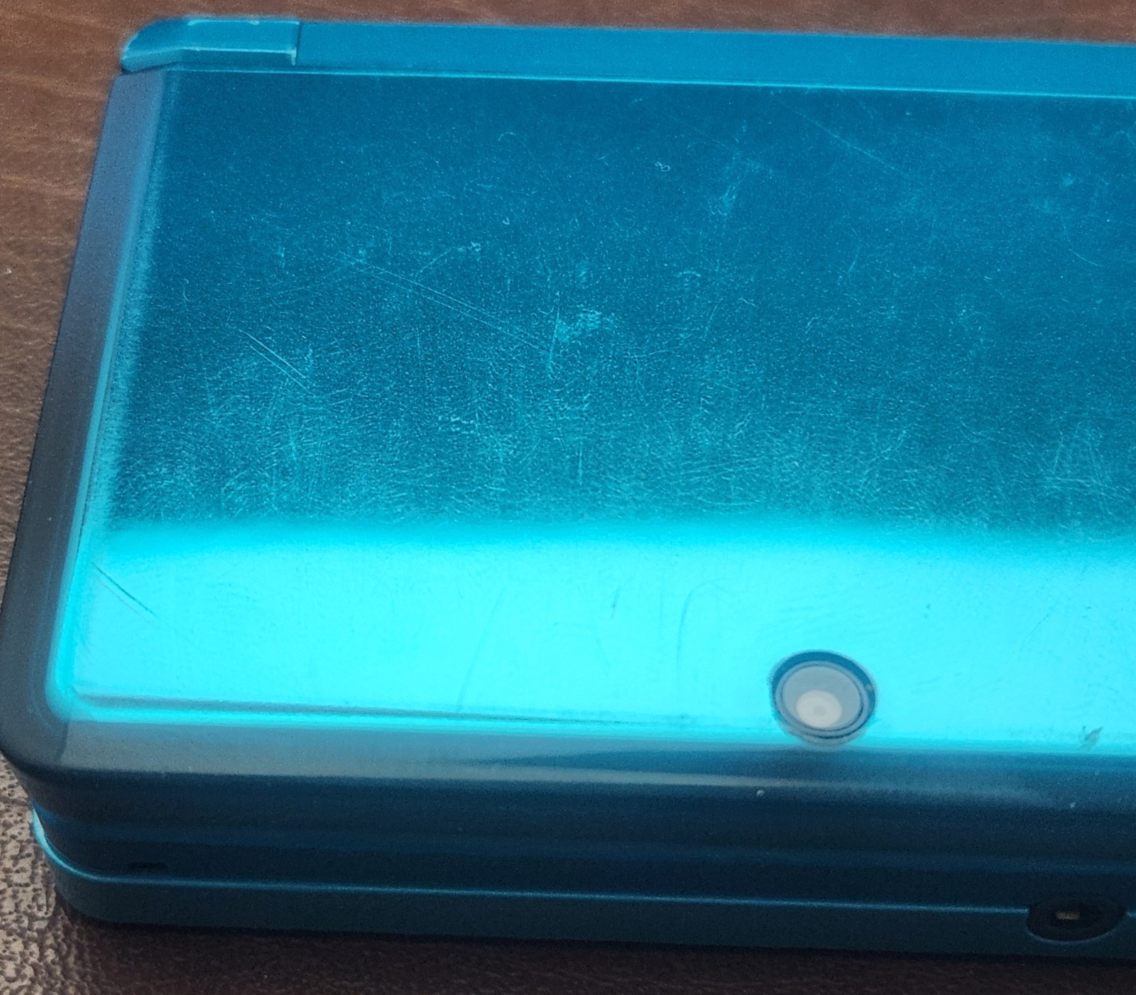 Nintendo 3DS Handheld System (CIB) – Aqua Blue NO Stylus, With Mario Party Game