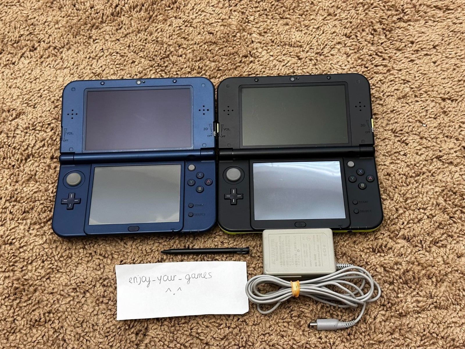 Nintendo New 3DS XL LL | English | Charger | Stylus | USA Seller – Ship in 1-DAY