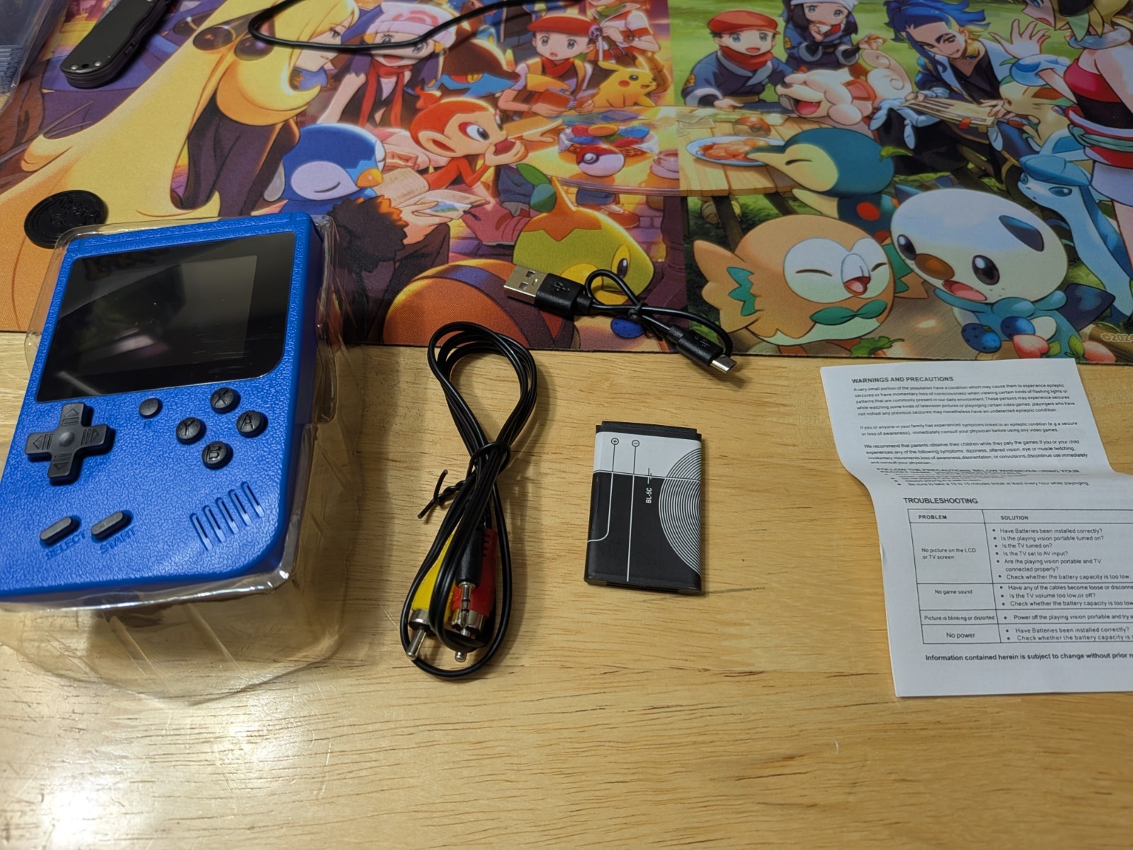 Game Box Plus 500 Handheld Gaming System With TV Hookup! Brand New!