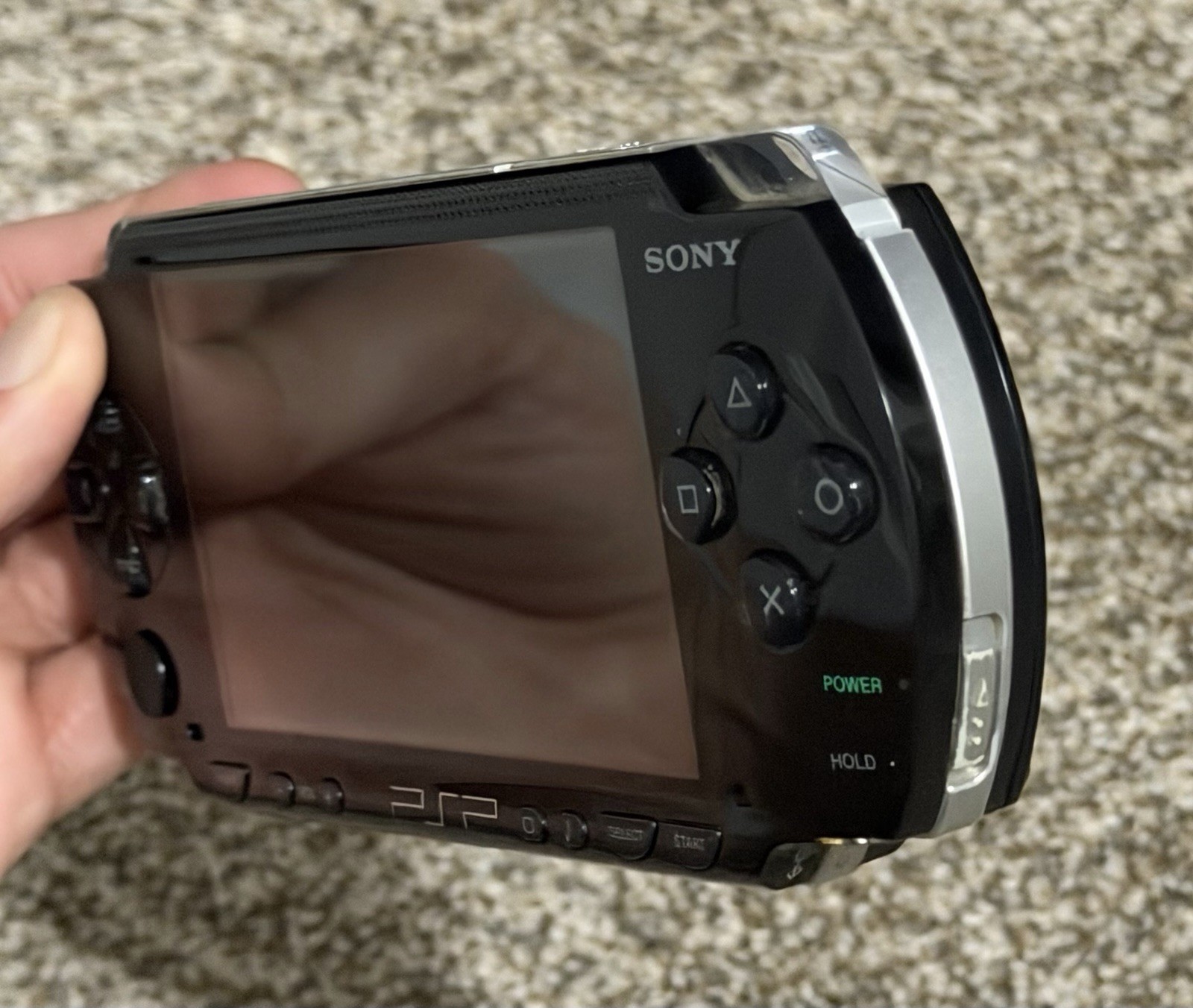 Sony PSP 1001 Console System Piano Black w/ Charger Authentic Tested Handheld