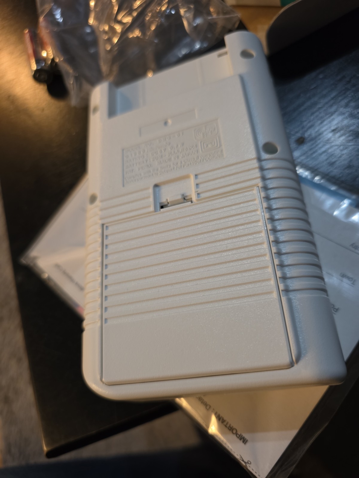 Original Nintendo Game Boy Console White New In Box German Release Play It Loud