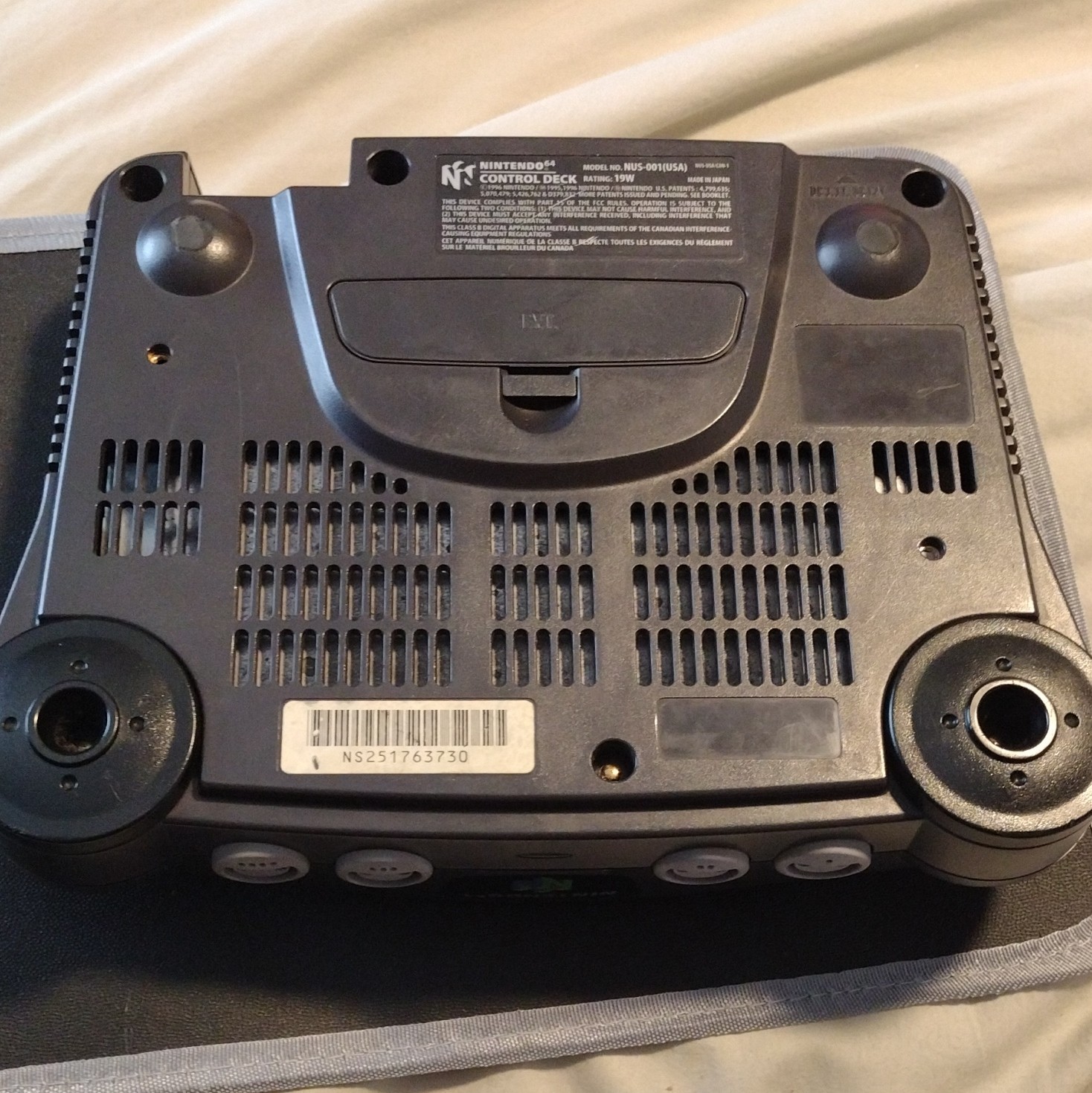 Nintendo 64 Gray Home Console Only NTSC-U/C READ DESCRIPTION