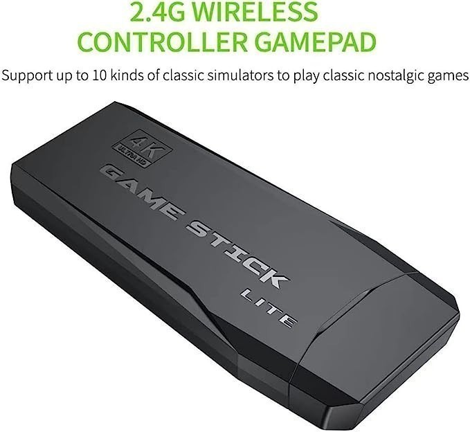 M8 Game Console Built-In 20000 + 64GB Two-Person Wireless Controller 2.4G Stick