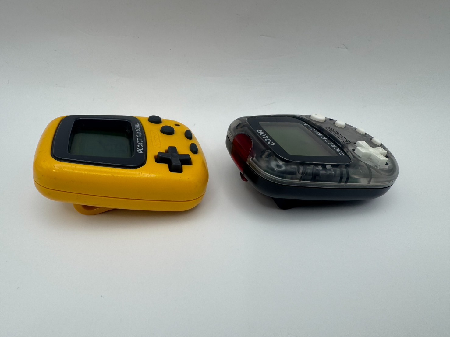 Pocket Pikachu Color Yellow &Clear 2 set Pedometer Pokemon Japan Tested