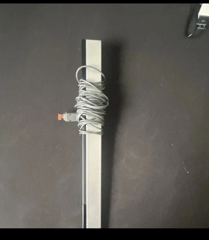 Nintendo Wii Console White Power Supply Sensor Bar AV Cable Composite RCA