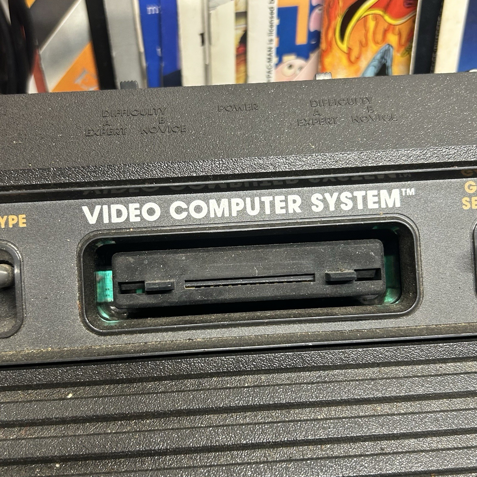 Vtg Atari 2600 Lot Console, 4 Controllers, 16 Games w/Instructions – Untested