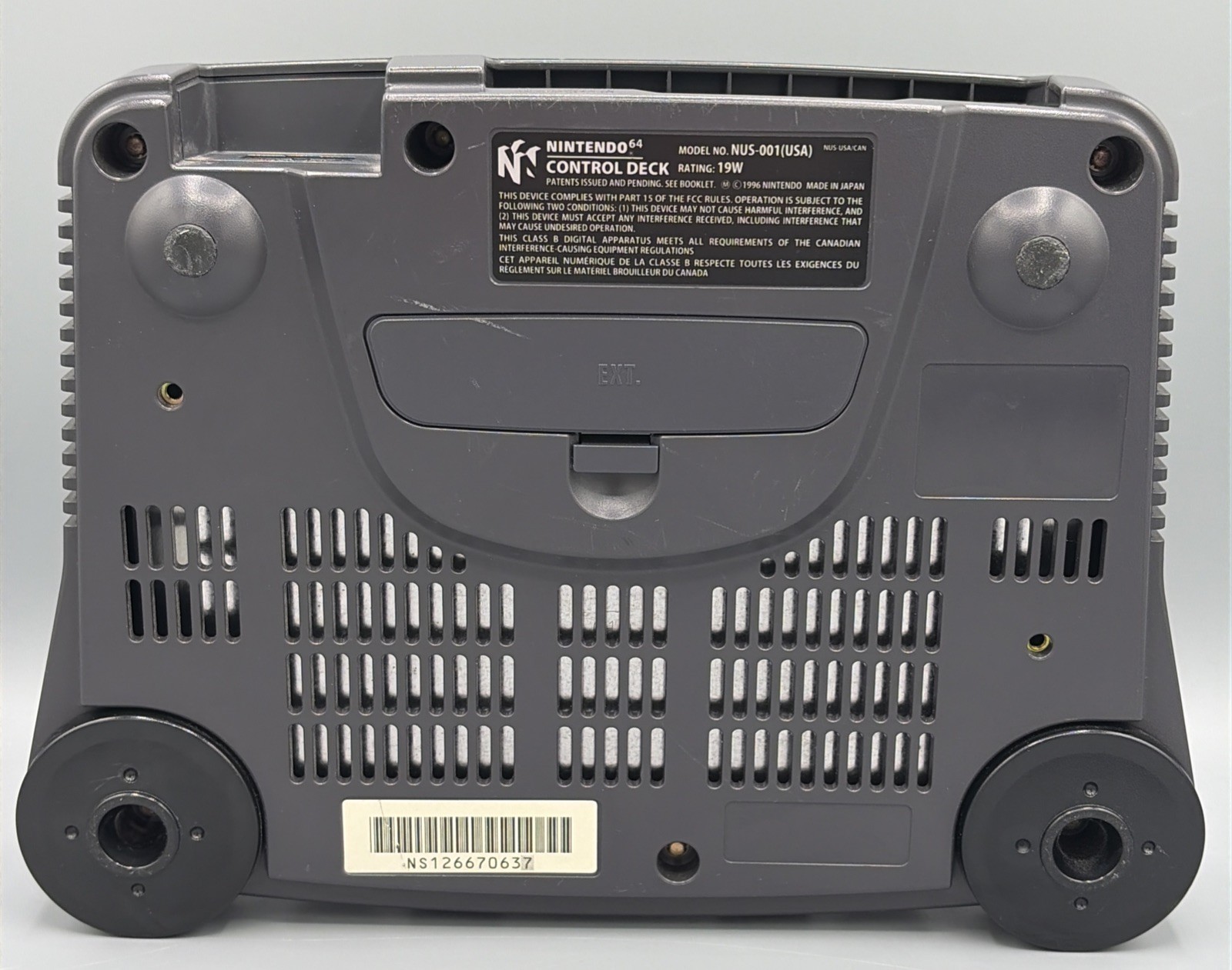 NINTENDO 64 CONSOLE BUNDLE +CABLES+ 1 CONTROLLER +1 GAME -N64 NUS-001 TESTED✅