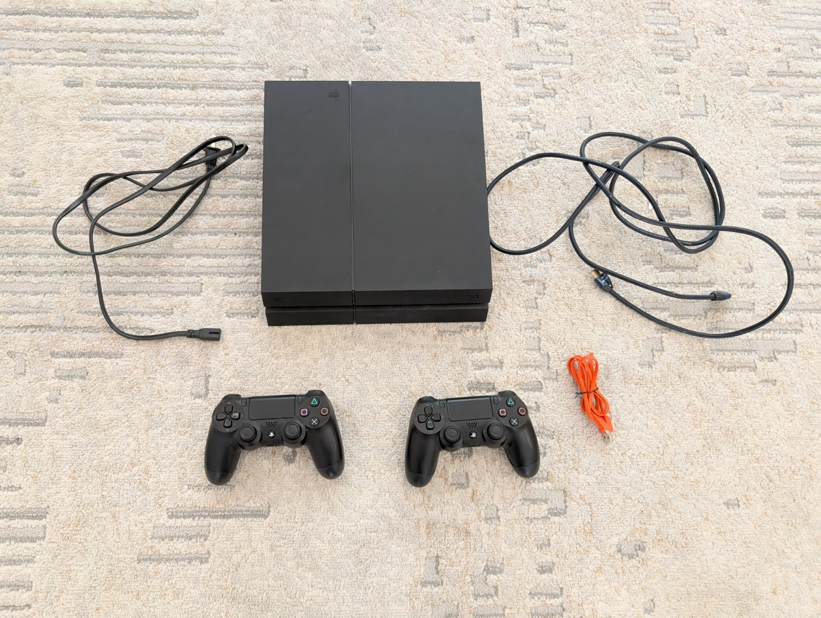 Sony PlayStation 4 Console – 500 GB (CUH1215A) Bundle with 2 Controllers